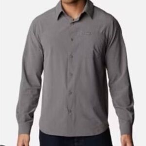 Columbia Men's Gray Long Sleeve Shirt
